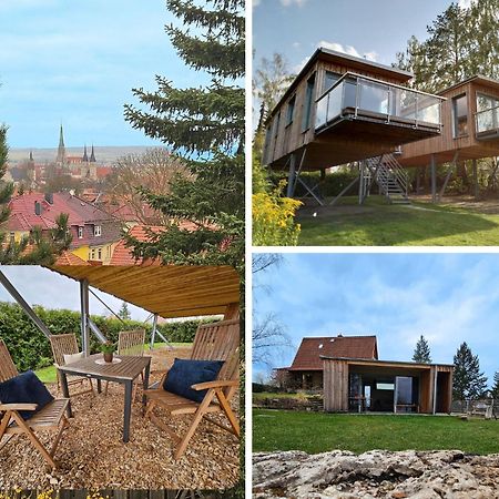 Вилла Baumhaus Und Tinyhaus Мюльхаузен Экстерьер фото