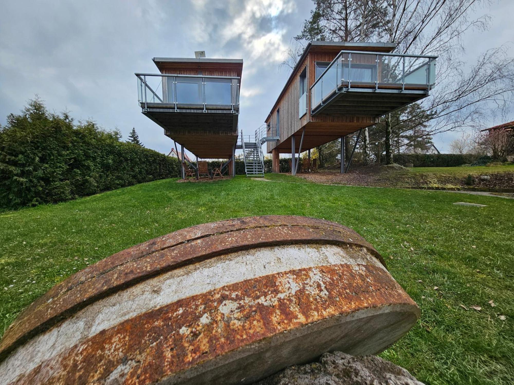 Вилла Baumhaus Und Tinyhaus Мюльхаузен Экстерьер фото