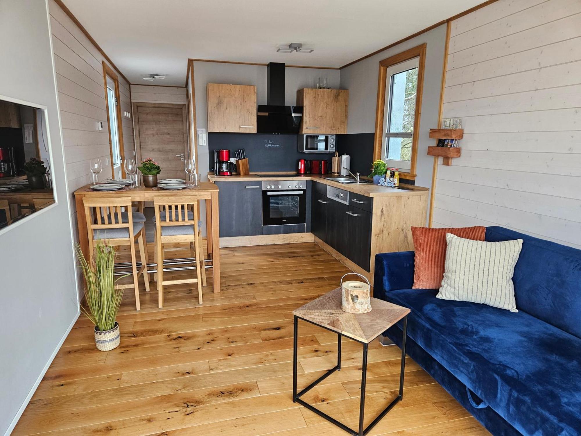 Вилла Baumhaus Und Tinyhaus Мюльхаузен Экстерьер фото